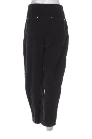 Pantaloni de velvet de femei Bershka, Mărime S, Culoare Negru, Preț 33,99 Lei