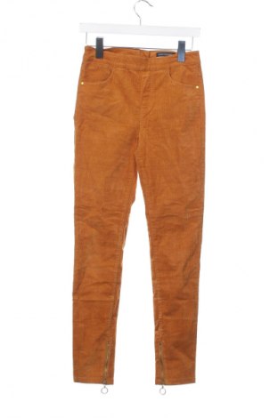 Pantaloni de velvet de femei Funky Buddha, Mărime S, Culoare Portocaliu, Preț 31,99 Lei