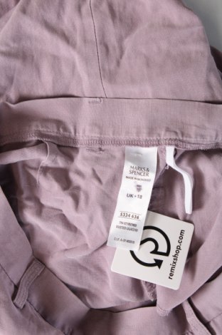 Дамски къс панталон Marks & Spencer, Размер XL, Цвят Лилав, Цена 23,49 лв.