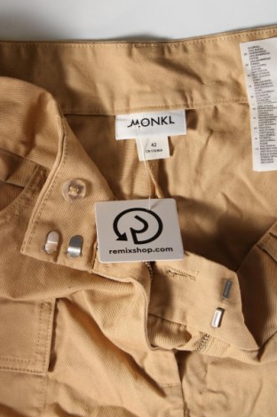 Pantaloni scurți de femei Monki, Mărime L, Culoare Bej, Preț 46,99 Lei