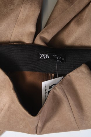 Damskie legginsy Zara, Rozmiar M, Kolor Beżowy, Cena 51,99 zł