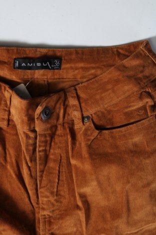 Pantaloni de femei Amisu, Mărime S, Culoare Maro, Preț 95,99 Lei