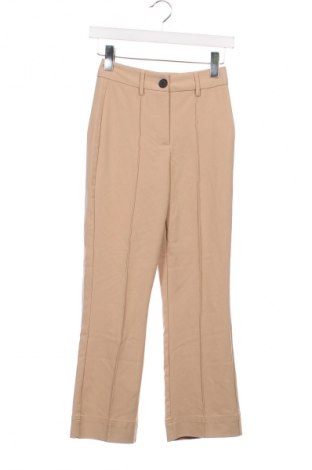 Damenhose Bershka, Größe XS, Farbe Beige, Preis 14,83 €