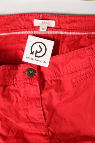 Pantaloni de femei S.Oliver, Mărime XL, Culoare Roșu, Preț 54,99 Lei