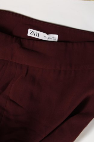 Дамски панталон Zara, Размер L, Цвят Червен, Цена 12,99 лв.