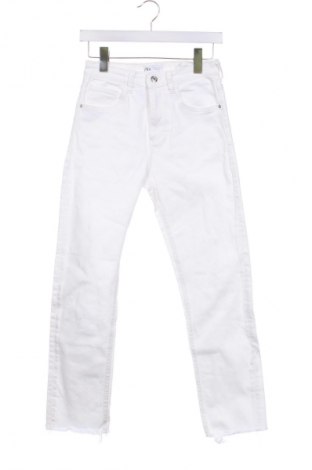 Pantaloni de femei Zara, Mărime XS, Culoare Alb, Preț 69,82 Lei