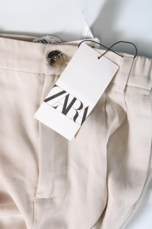 Damenhose Zara, Größe XS, Farbe Beige, Preis 22,49 €