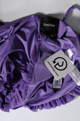 Damska koszulka na ramiączkach Bershka, Rozmiar M, Kolor Fioletowy, Cena 29,99 zł