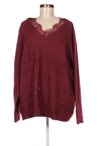 Damenpullover, Größe 3XL, Farbe Rot, Preis 20,49 €