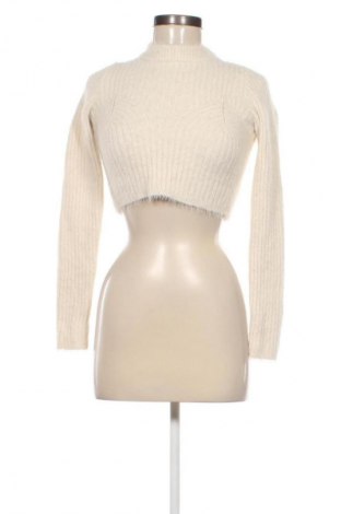 Damenpullover Bershka, Größe S, Farbe Ecru, Preis 14,83 €