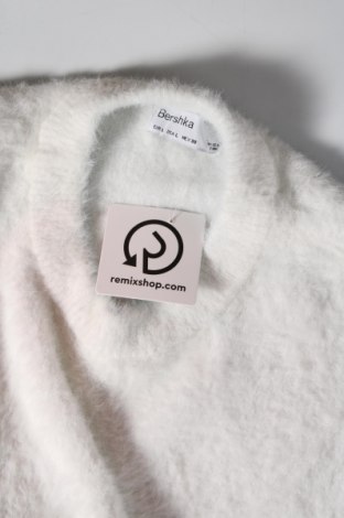 Damski sweter Bershka, Rozmiar L, Kolor Biały, Cena 66,67 zł