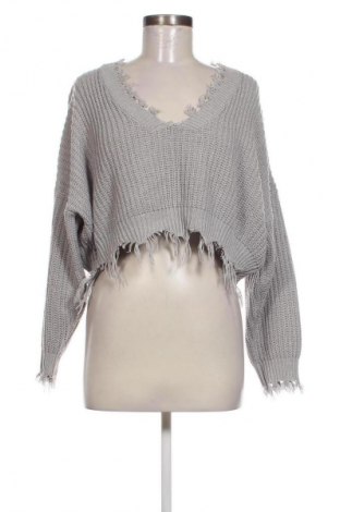 Damenpullover Zaful, Größe M, Farbe Grau, Preis € 5,99