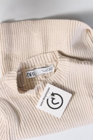 Damenpullover Zara, Größe M, Farbe Beige, Preis 18,99 €