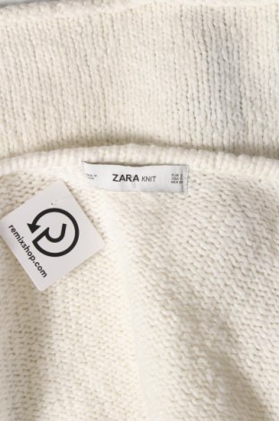 Damski sweter Zara Knitwear, Rozmiar S, Kolor ecru, Cena 86,99 zł