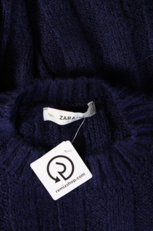 Női pulóver Zara Knitwear, Méret M, Szín Kék, Ár 6 899 Ft