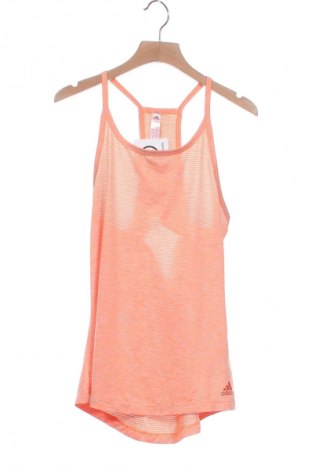 Damen Sporttop Adidas, Größe XS, Farbe Orange, Preis € 17,39