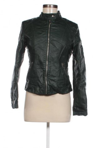 Damen Lederjacke, Größe M, Farbe Grün, Preis € 40,99