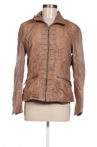 Damen Lederjacke Franco Callegari, Größe L, Farbe Beige, Preis € 40,99