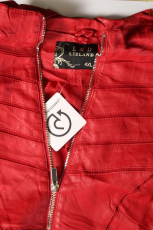 Damen Lederjacke L&d, Größe 3XL, Farbe Rot, Preis 40,99 €