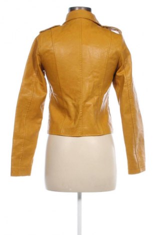 Damen Lederjacke Quiz, Größe M, Farbe Gelb, Preis 21,99 €