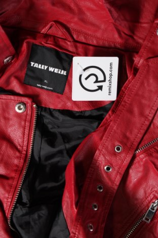 Damen Lederjacke Tally Weijl, Größe XL, Farbe Rot, Preis 40,99 €