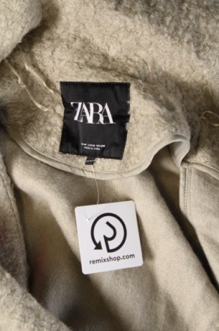 Дамско палто Zara, Размер M, Цвят Зелен, Цена 55,49 лв.