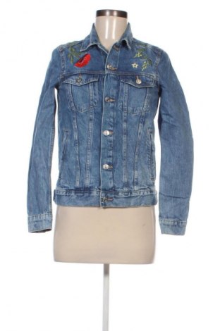 Damenjacke Denim&Co., Größe XXS, Farbe Blau, Preis 27,49 €