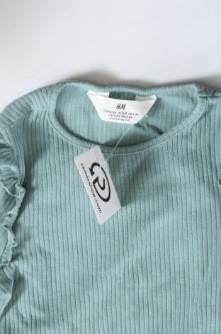 Kinder Shirt H&M, Größe 2-3m/ 56-62 cm, Farbe Grün, Preis € 4,49