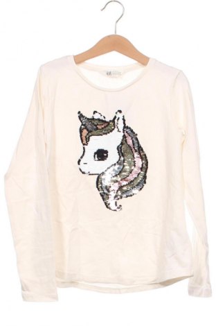 Kinder Shirt H&M, Größe 8-9y/ 134-140 cm, Farbe Ecru, Preis € 6,14