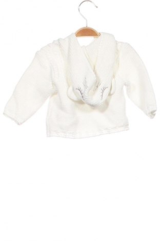 Kinder Strickjacke, Größe 12-18m/ 80-86 cm, Farbe Weiß, Preis € 8,70