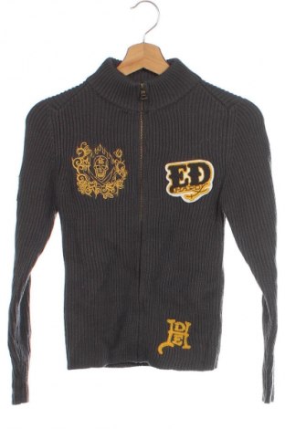 Kinder Strickjacke Ed Hardy By Christian Audigier, Größe 6-7y/ 122-128 cm, Farbe Blau, Preis 23,99 €