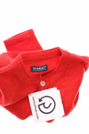 Kinder Strickjacke Manai, Größe 9-12m/ 74-80 cm, Farbe Rot, Preis 9,49 €