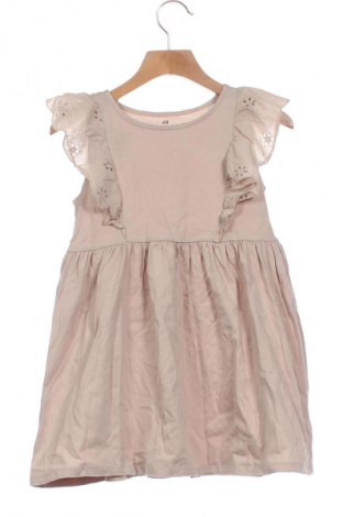 Kinderkleid H&M, Größe 4-5y/ 110-116 cm, Farbe Beige, Preis 12,23 €