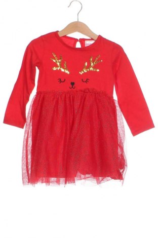 Kinderkleid Pepco, Größe 18-24m/ 86-98 cm, Farbe Rot, Preis € 7,74