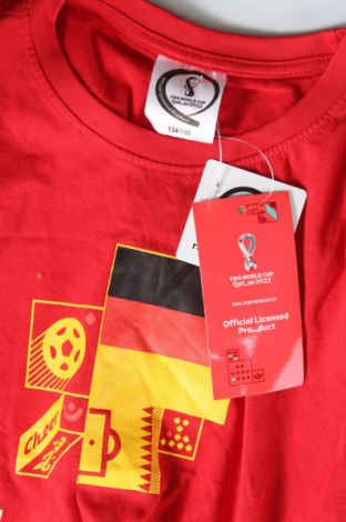 Kinder T-Shirt Fifa World Cup, Größe 8-9y/ 134-140 cm, Farbe Rot, Preis 12,49 €