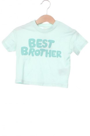 Dziecięcy T-shirt H&M, Rozmiar 3-6m/ 62-68 cm, Kolor Niebieski, Cena 36,78 zł