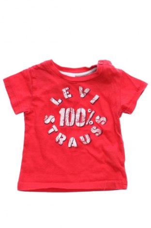 Dziecięcy T-shirt Levi's, Rozmiar 0-1m/ 50 cm, Kolor Czerwony, Cena 49,99 zł