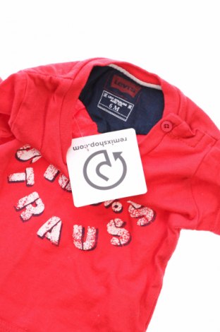 Kinder T-Shirt Levi's, Größe 0-1m/ 50 cm, Farbe Rot, Preis € 20,09