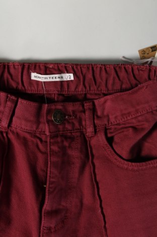 Kinderjeans Monoprix, Größe 12-13y/ 158-164 cm, Farbe Rot, Preis 22,49 €