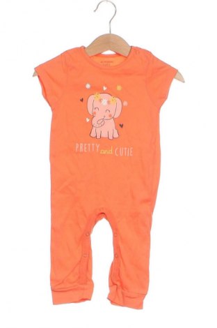 Kinder Overall Waikiki, Größe 3-6m/ 62-68 cm, Farbe Orange, Preis 13,49 €