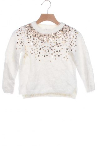 Pulover pentru copii H&M, Mărime 3-4y/ 104-110 cm, Culoare Alb, Preț 55,99 Lei