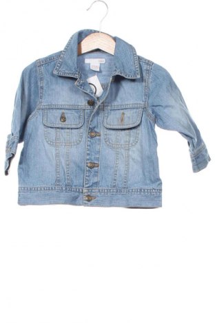 Kinder Jeansjacke H&M, Größe 9-12m/ 74-80 cm, Farbe Blau, Preis 6,99 €