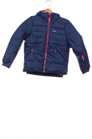 Kinderjacke für Wintersport Wedze, Größe 5-6y/ 116-122 cm, Farbe Blau, Preis 27,49 €