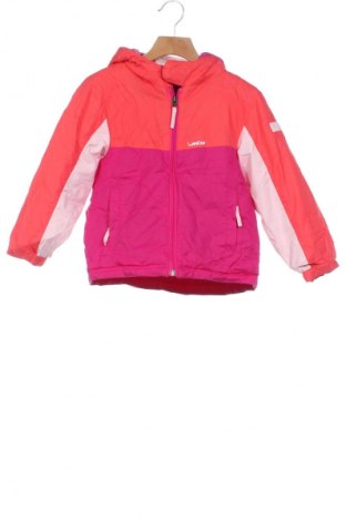 Kinderjacke für Wintersport Wedze, Größe 5-6y/ 116-122 cm, Farbe Rosa, Preis 34,49 €