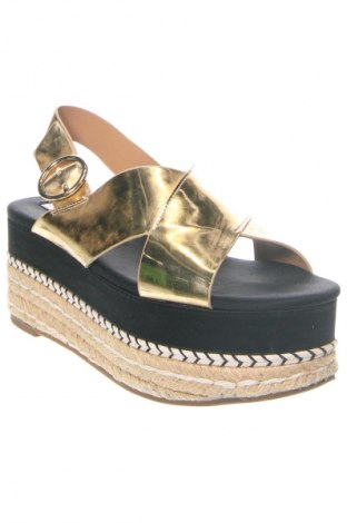 Espadrile Zara Trafaluc, Mărime 37, Culoare Auriu, Preț 62,99 Lei