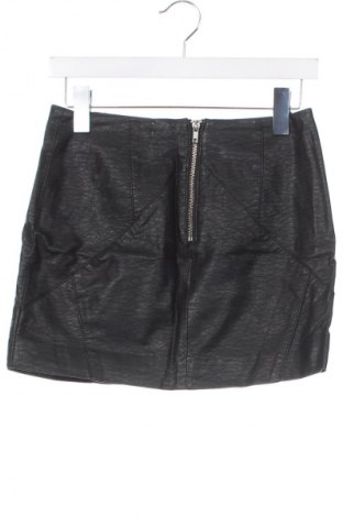 Fustă de piele H&M, Mărime XS, Culoare Negru, Preț 48,47 Lei