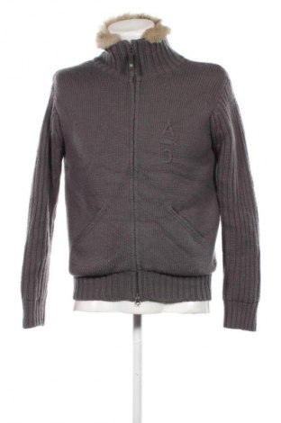 Herren Strickjacke Armani Jeans, Größe M, Farbe Grau, Preis 95,99 €