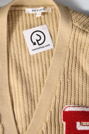 Herren Strickjacke Review, Größe S, Farbe Beige, Preis 5,12 €