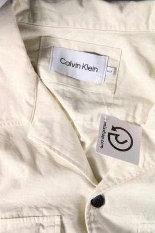 Cămașă de bărbați Calvin Klein, Mărime XXL, Culoare Ecru, Preț 462,99 Lei