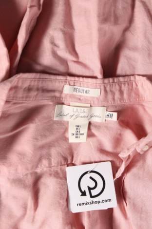 Herrenhemd H&M L.O.G.G., Größe L, Farbe Rosa, Preis € 10,99